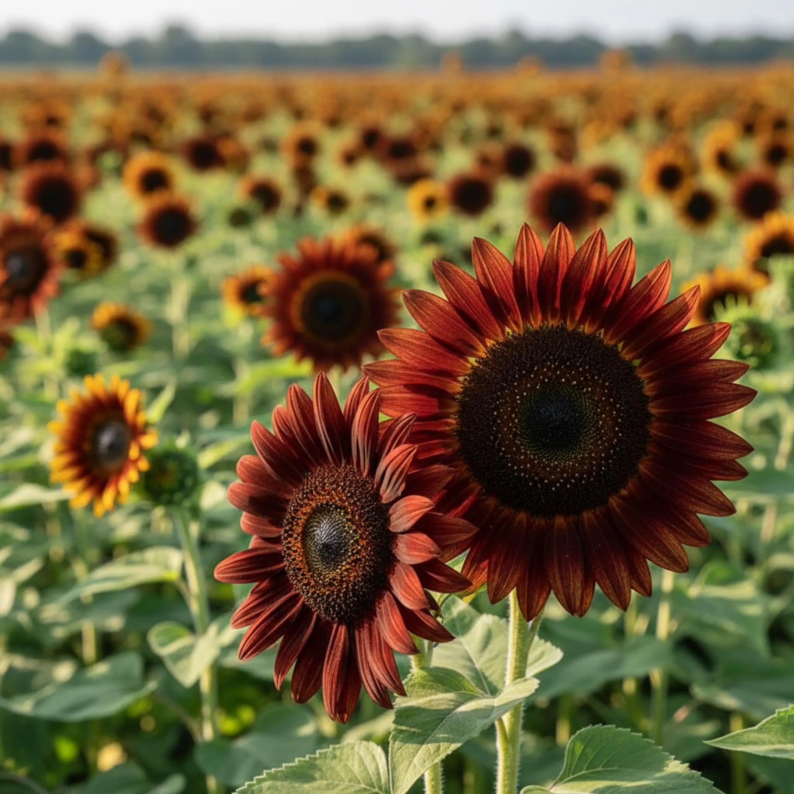 Chocolate Cherry Sunflower Seeds – 70+ Heirloom Non-GMO Seeds for Home Garden  Pollinator Plants