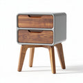 Storage Drawer Nightstand for Bedroom Use – Wood and MDF – 40 x 40 x 50cm