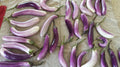25 BRIDE EGGPLANT White  Purple Fruit / Vegetable Solanum Melongena Seeds