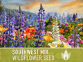 Southwest Wildflower Seed Mix - 100+ Heirloom Seeds, Native Flowers, Ornamental Landscaping, Prairie Seeds, Annuals  Perennials, Non-GMO