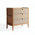 Wooden Storage Chest with Three Drawers for Organizing - 80 x 40 x 90cm