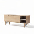Wooden TV Stand for Living Room – Designed for Media Storage – Made of Natural Wood – 150 x 40 x 60cm