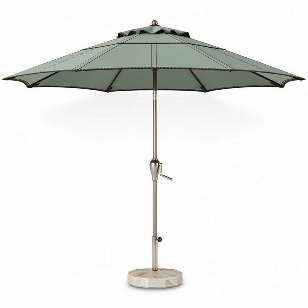 Aluminum Patio Umbrella for Outdoor Shade – Fabric Canopy – 200 x 200 x 250cm