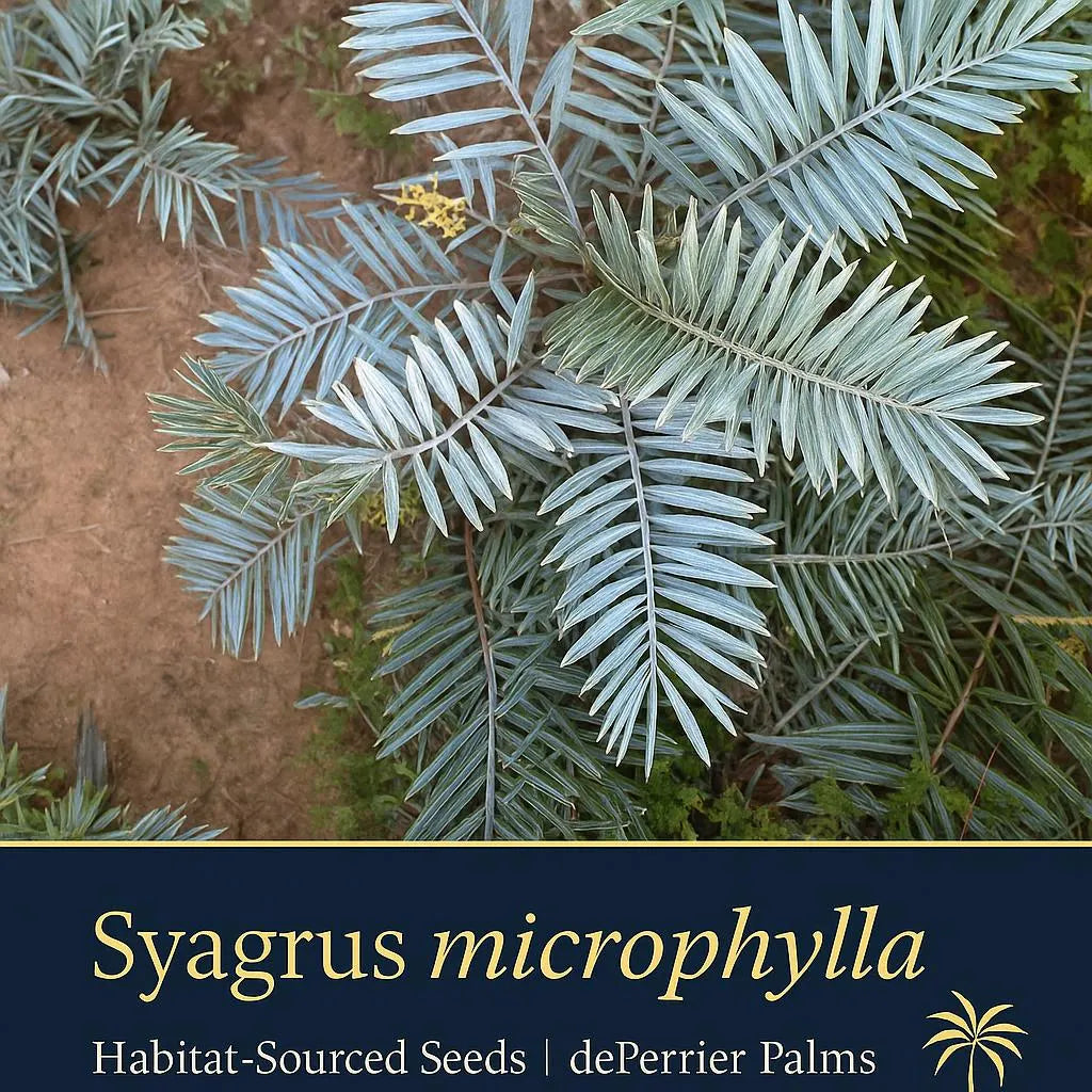 Syagrus microphylla – Rare Palm Seeds Sourced from Habitat | Miniature Feather Palm(1 Seed)