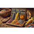 Hopi Three Sisters Seed Collection: Native American Corn, Beans, Squash